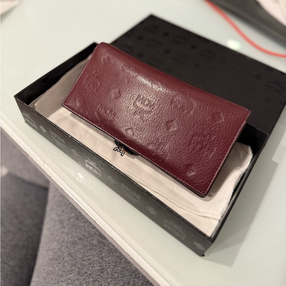 Mint condition seasonal MCM wallet